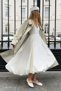 Elegant Sleeveless A-Line Bodycon Maxi Dress
