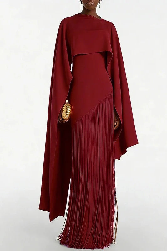 Elegant Sleeveless O-Neck High Waist Maxi Dress