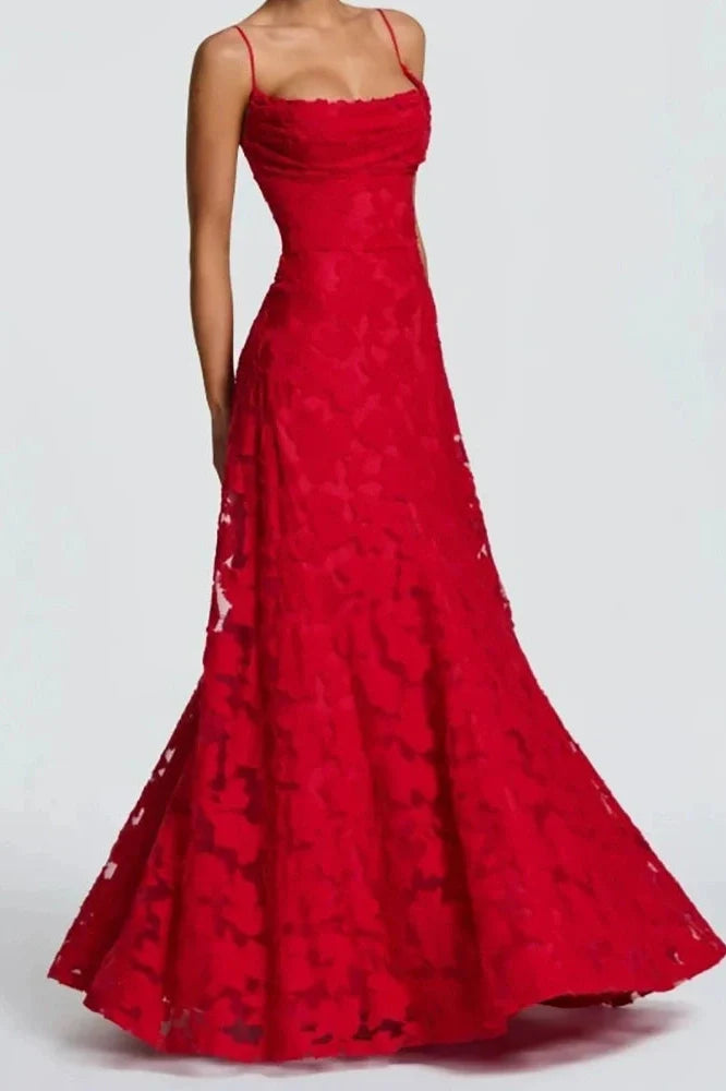 Hollow Out Sleeveless Pleat Backless Lace Up Maxi Dress