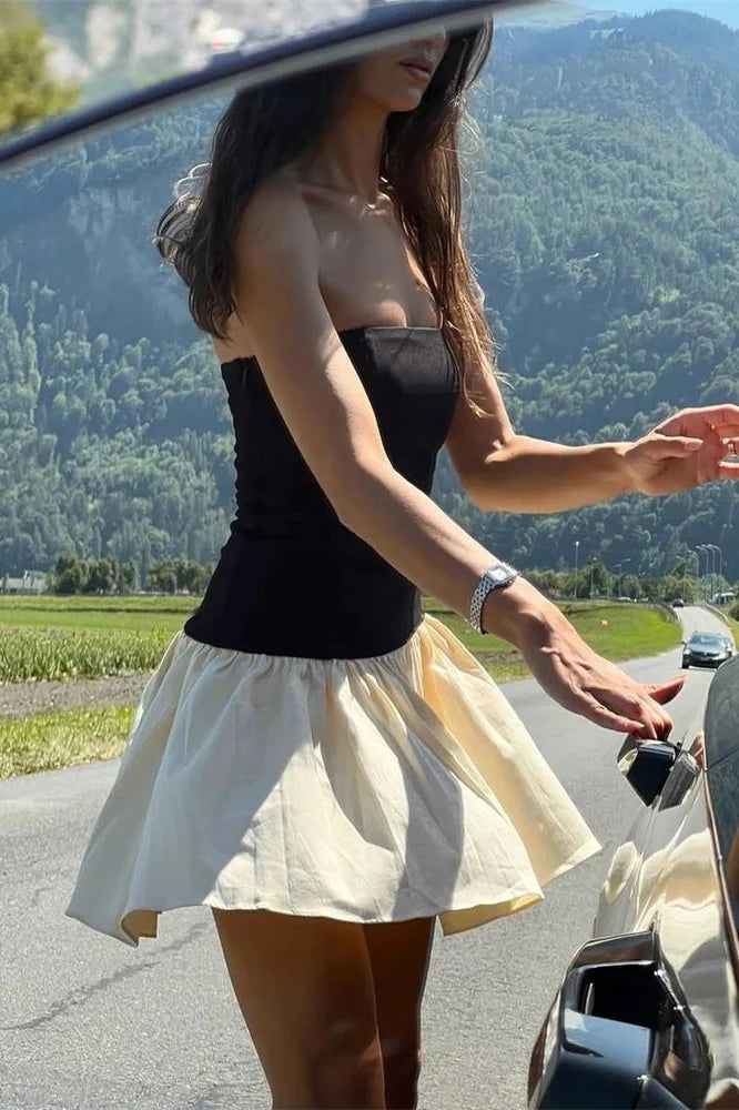 Elegant Slim Bodycon Backless Off Shoulder Mini Dress