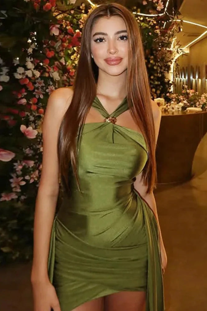 Off-Shoulder Strapless Sleeveless Mini Dress