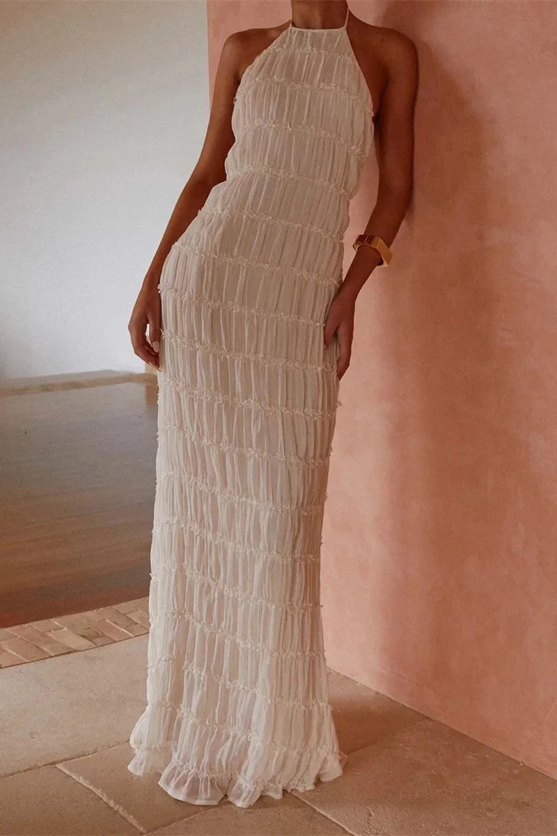Bodycon Sleeveless Backless Maxi Dress
