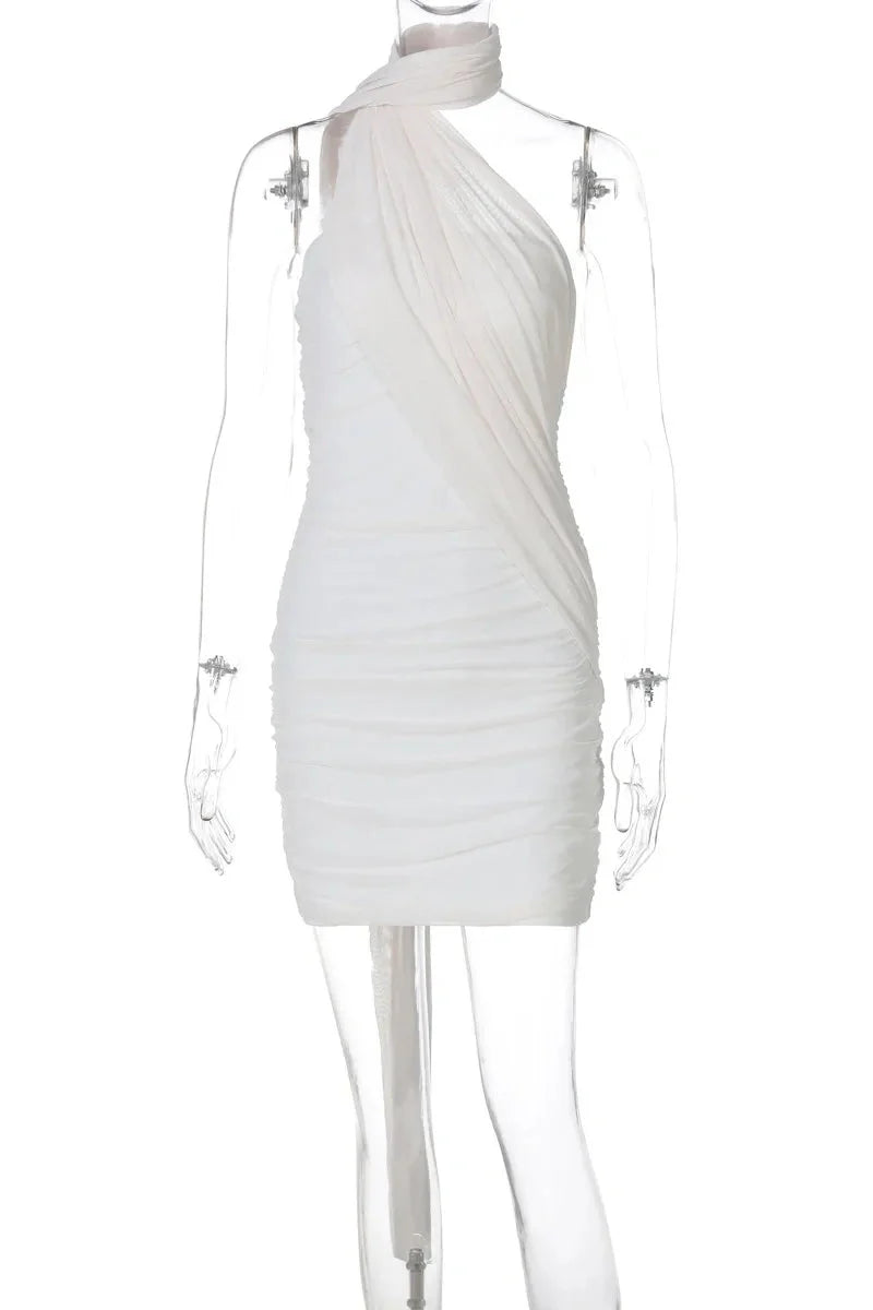 Strapless Backless Off-Shoulder Sleeveless Bodycon Mini Dress