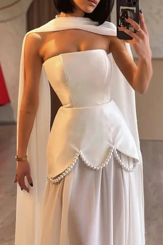 Elegant Pleated Sleeveless Maxi Dress