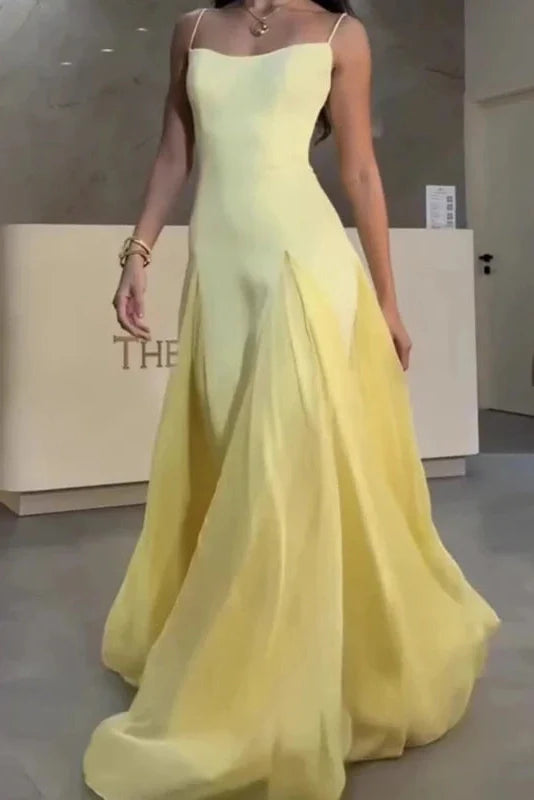 Elegant Backless High Waist Pleated Sleeveless Maxi Dress
