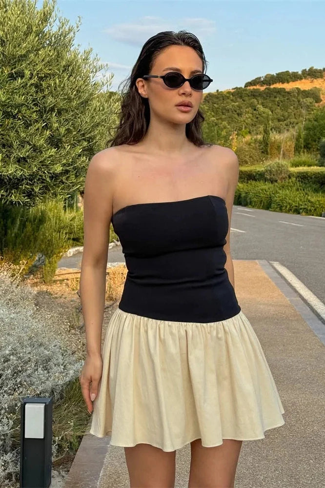 Elegant Slim Bodycon Backless Off Shoulder Mini Dress