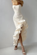 Elegant Off Shoulder Slim High Waist Maxi Dress