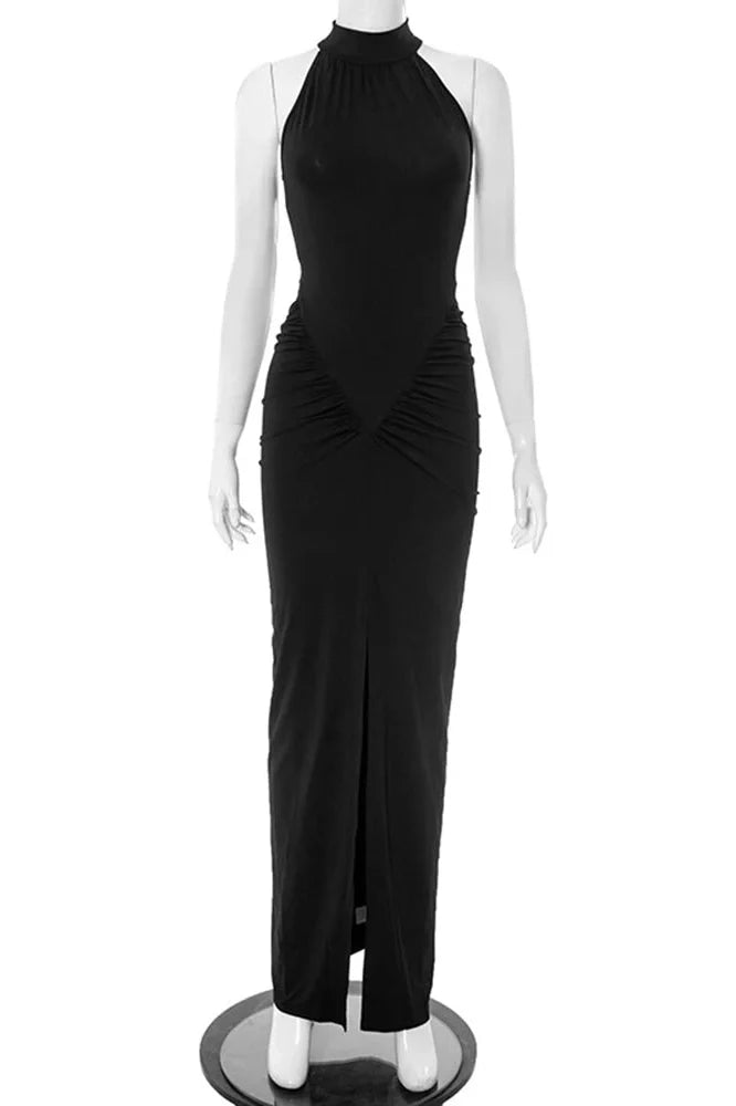 Elegant Sleeveless Bodycon Maxi Dress