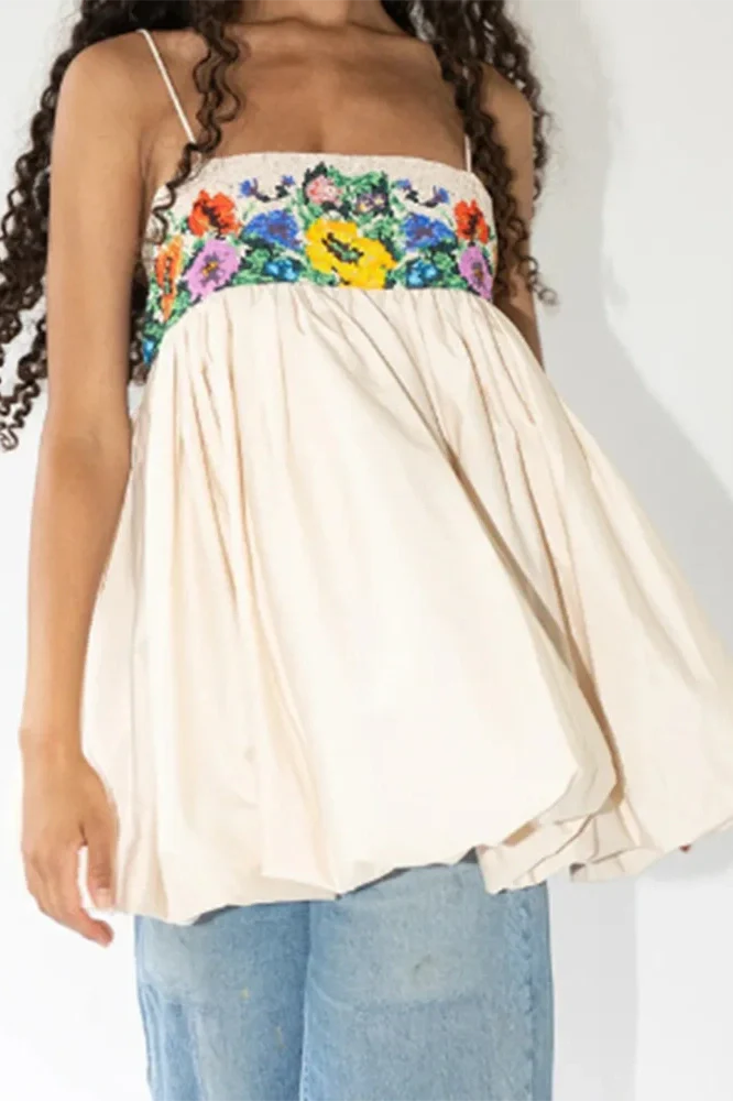 Off Shoulder High Waist Sleeveless Slim Printed Mini Dress