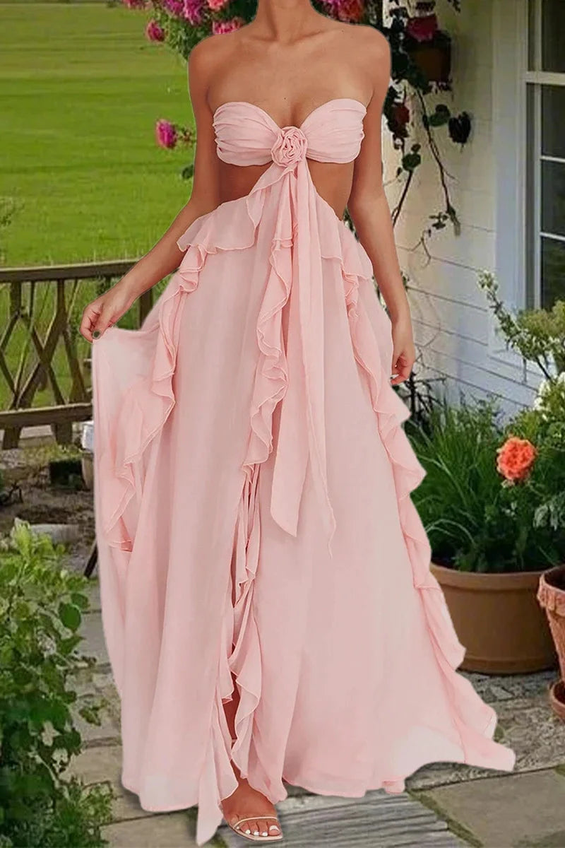 Elegant Sleeveless Maxi Dress