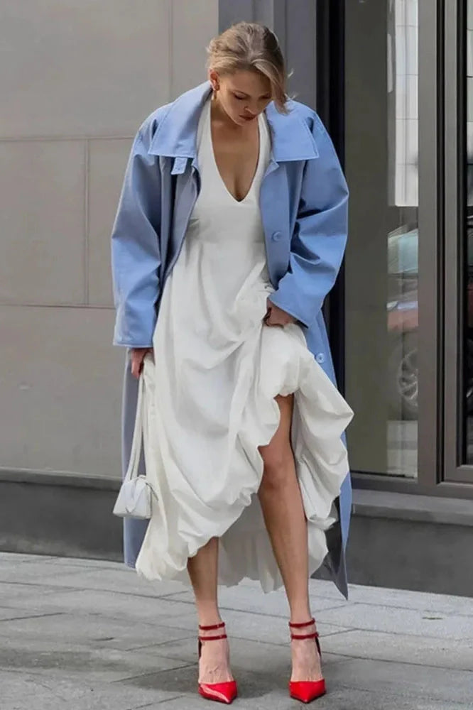 Elegant Sleeveless A-Line Bodycon Maxi Dress