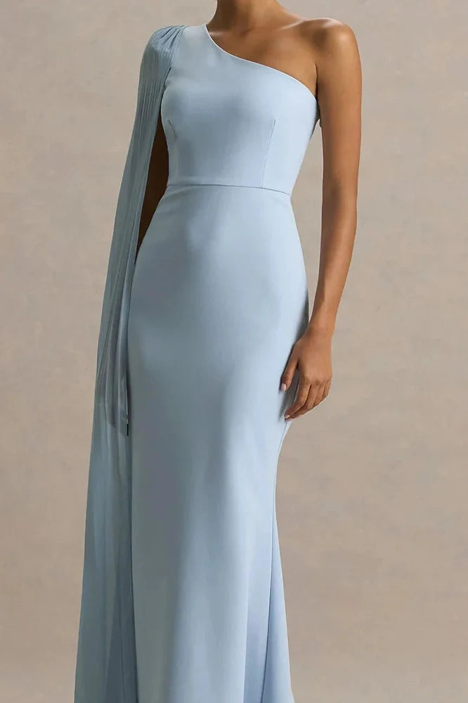 Elegant High Waist Sleeveless Slash Collar Slim Maxi Dress