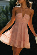 Elegant Sleeveless Mini Dress