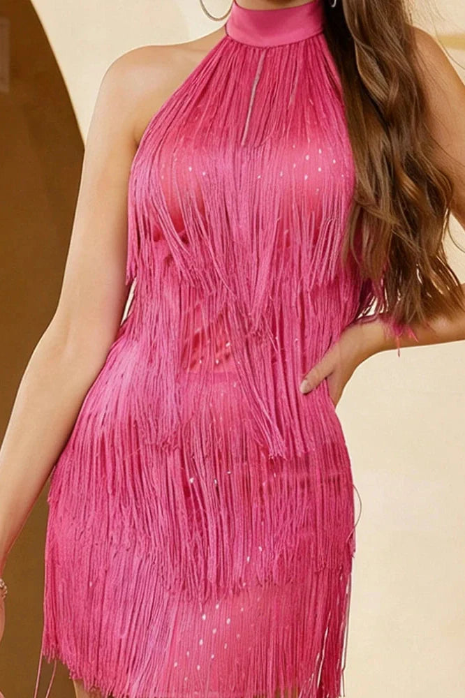 Elegant Hollow Out A-Line Off-Shoulder Slim Mini Dress