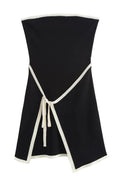 Elegant Slim Knitted Sleeveless Mini Dress